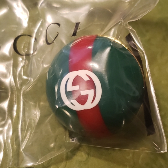 Authentic Large Gucci Resin Web Stud Earrings - Picture 5 of 10